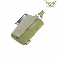 Swift Radio Pouch Left Side Khaki Flyye Industries (fy-ph-c045-kh)