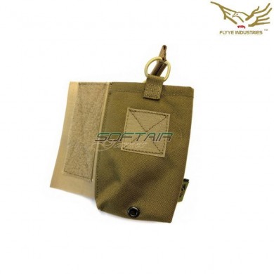Swift Radio Pouch Left Side Coyote Brown Flyye Industries (fy-ph-c045-cb)