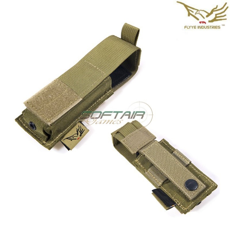 Single 45 Pistol Magazine Pouch Ver. Hp Khaki Flyye Industries (fy-ph-p001-kh)