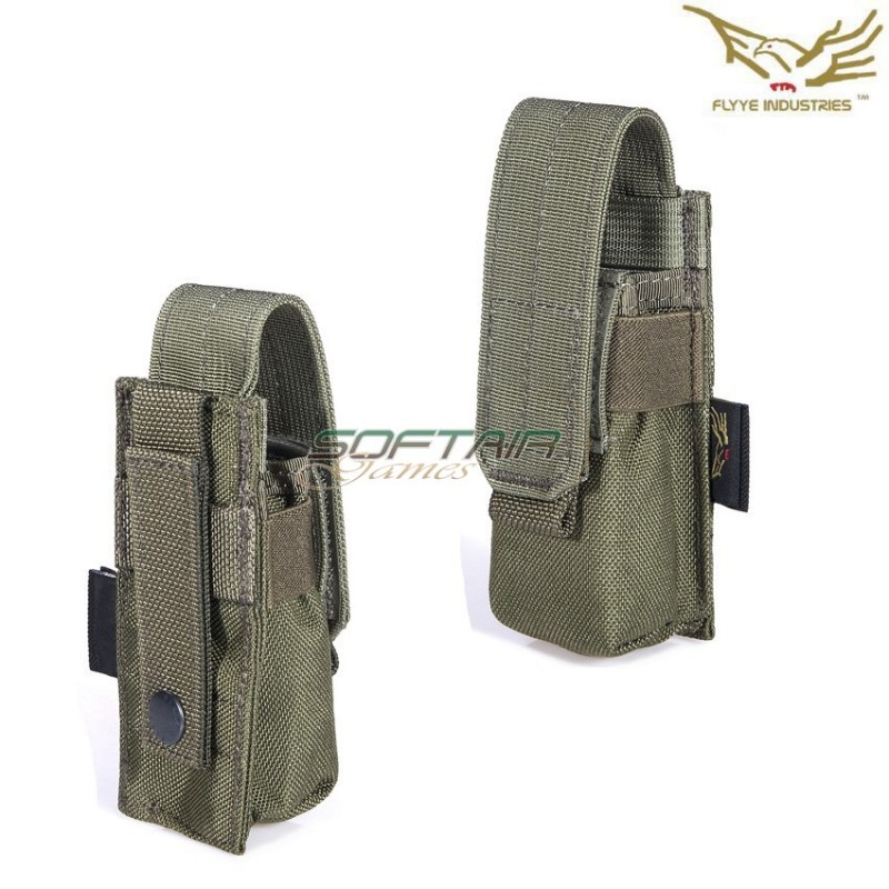 Single Pistol 9mm Magazine Pouch Ver.fe Olive Drab Flyye Industries (fy-ph-p004-od) Single Pistol 9mm Magazine Pouch Ver.fe Olive Drab Flyye Industries (fy-ph-p004-od)