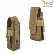 Tasca Singola 9mm Caricatore Pistola Ver.fe Coyote Brown Flyye Industries (fy-ph-p004-cb)