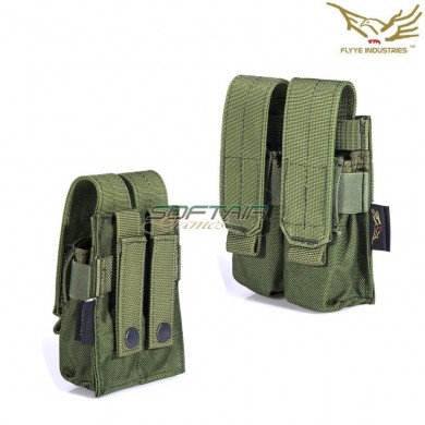 Double Pistol 9mm Magazines Pouch Ver.fe Olive Drab Flyye Industries (fy-ph-p005-od)