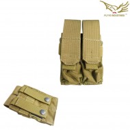 Double Pistol 9mm Magazines Pouch Ver.fe Khaki Flyye Industries (fy-ph-p005-kh) Double Pistol 9mm Magazines Pouch Ver.fe Khaki Flyye Industries (fy-ph-p005-kh)