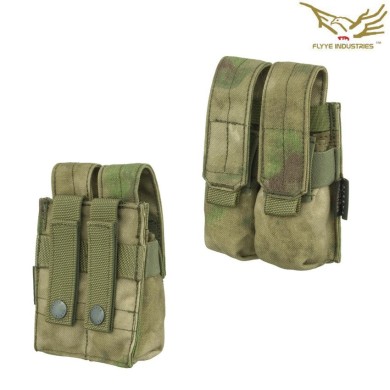 Double Pistol 9mm Magazines Pouch Ver.fe Atacs Fg Flyye Industries (fy-ph-p005-fg)