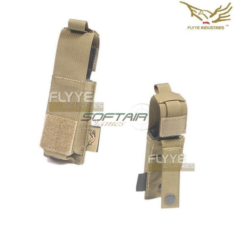 Single 9mm Pistol Magazine Pouch Ver. Hp Khaki Flyye Industries (fy-ph-p007-kh)