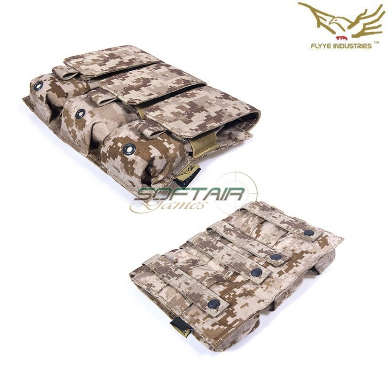 Tasca Porta Caricatori Tripla M4/ak Aor1 Flyye Industries (fy-ph-m003-r1)