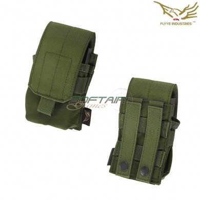 Single Two Place M14/g3/scar H Magazine Pouch Olive Drab Flyye Industries (fy-ph-m008-od)