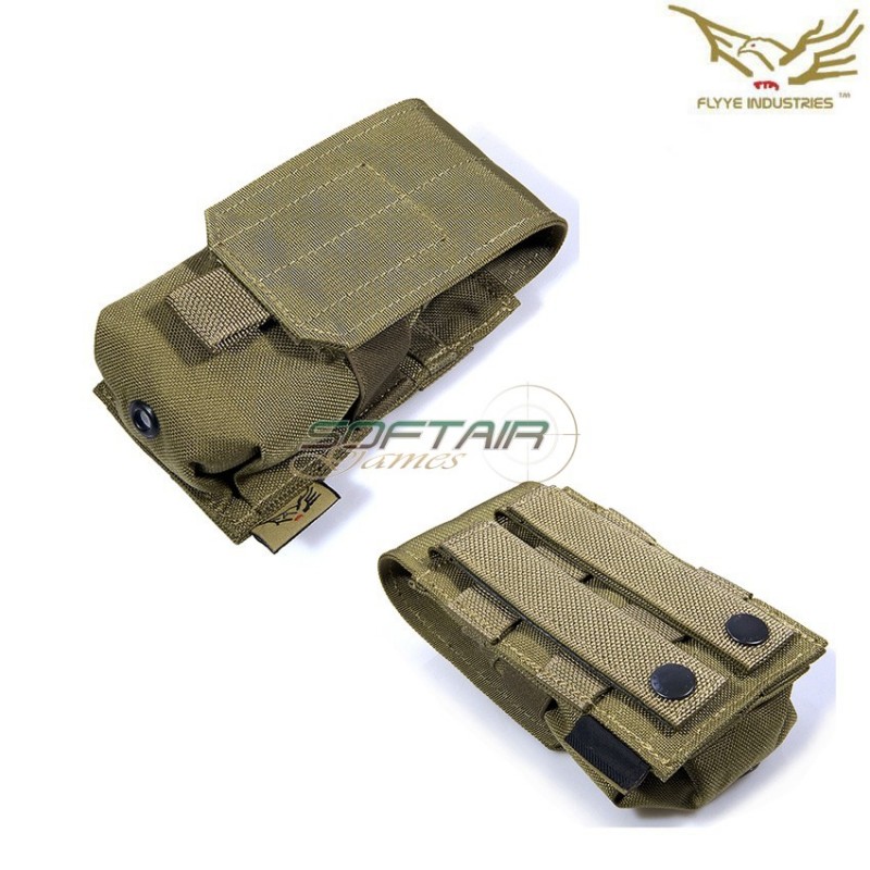 Tasca Singola Due Posti Per Caricatore M14/g3/scar H Khaki Flyye Industries (fy-ph-m008-kh)