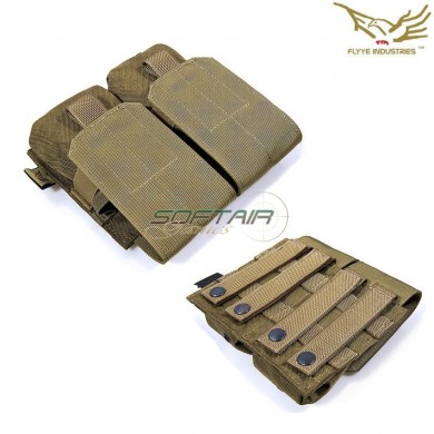 Double Four Place M14/g3/scar H Magazine Pouch Coyote Brown Flyye Industries (fy-ph-m009-cb)