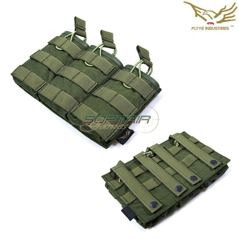 Triple Ev Universal Fast Pouch Olive Drab Flyye Industries (fy-ph-m025-od) Triple Ev Universal Fast Pouch Olive Drab Flyye Industries (fy-ph-m025-od)