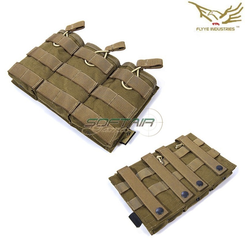 Triple Ev Universal Fast Pouch Coyote Brown Flyye Industries (fy-ph-m025-cb)