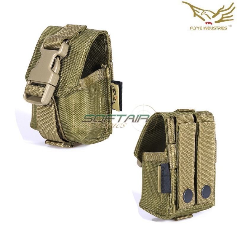 Single Frag Grenade Pouch Khaki Flyye Industries (fy-ph-g002-kh) Single Frag Grenade Pouch Khaki Flyye Industries (fy-ph-g002-kh)