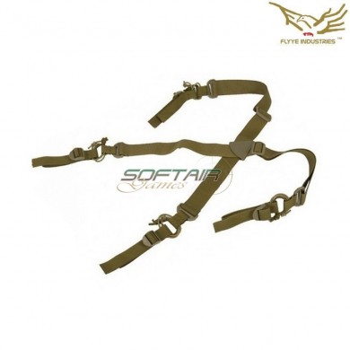 Belt Suspenders X Type Coyote Brown Flyye Industries (fy-bt-b004-cb)