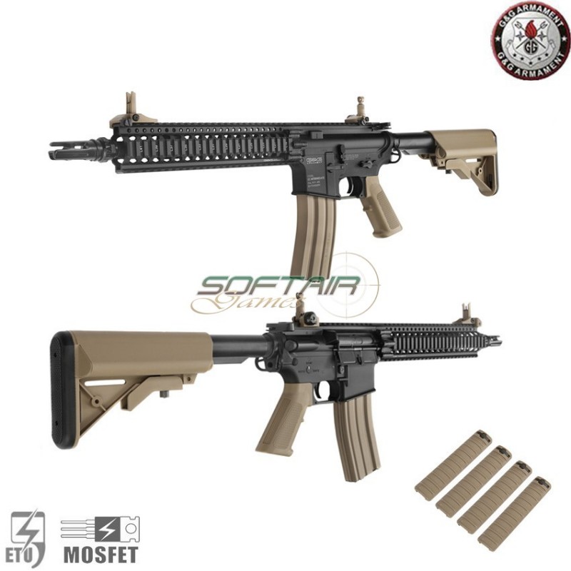 Fucile Elettrico Aeg Gc18 Mk18 Type Mod1 Two Tone G&g (gg-egc-018-md1-dnb)