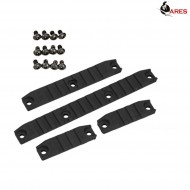 Set Slitte Rail Black Per Handguard Ares Amoeba (ar-kitrail)