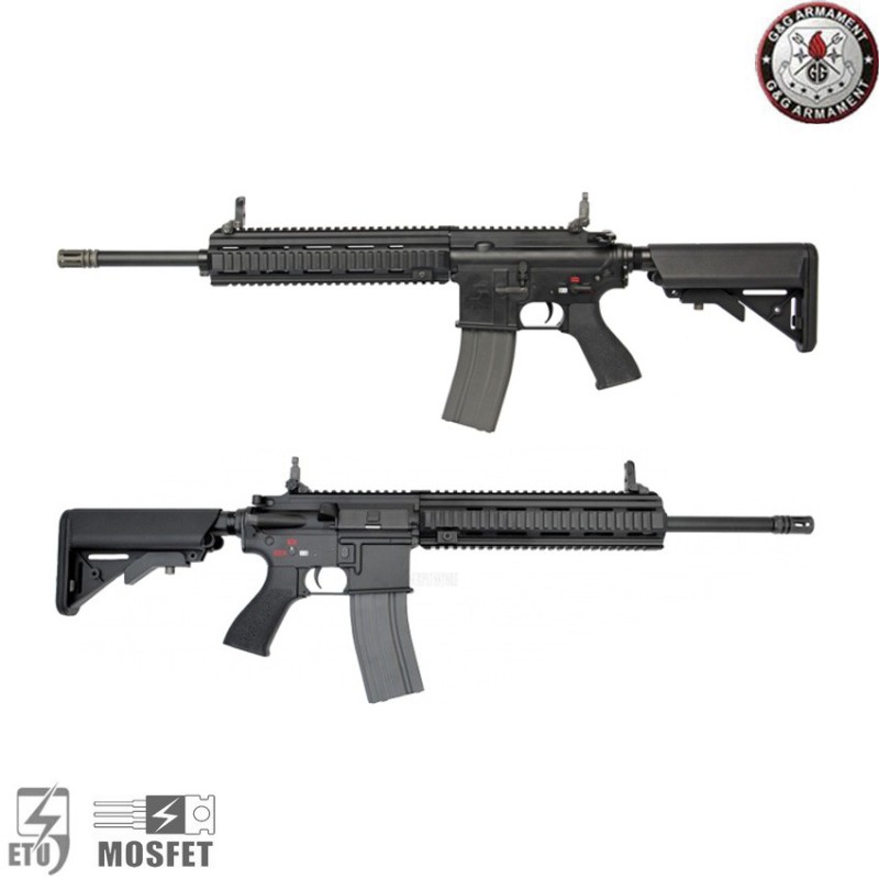 Electric Rifle Aeg Gc4-16 Iar M27 416 Type Black G&g (gg-egc-016-iar-bnb)