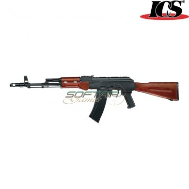 Electric Rifle Aeg Ak74 Ik74 Full Metal & Real Wood Ics (ics-36)
