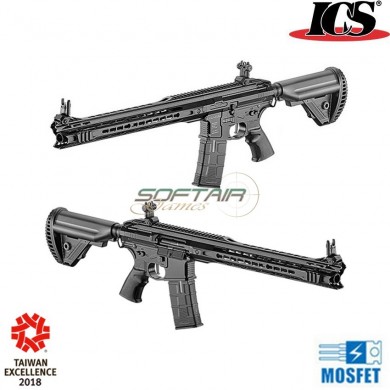 Electric Rifle Blowback Cxp Mars Full Metal Komodo Black Ics (ics-ic-300b)