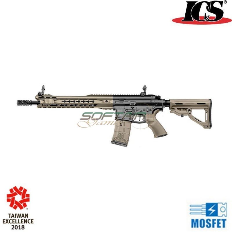 Electric Rifle Blowback Cxp Mars Full Metal Carbine Two Tone Ics (ics-ic-302bt)