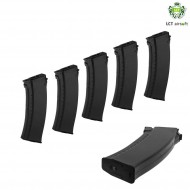 Set 5 Mid-cap Magazines 130bb For Ak Black Lct (lct-pk-250-set5)