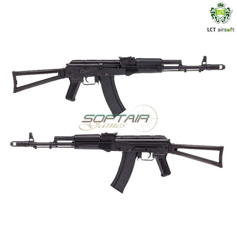 Electric Rifle New Gen Aeg Aks-74m Full Metal Black Lct (lct-lcks74m)