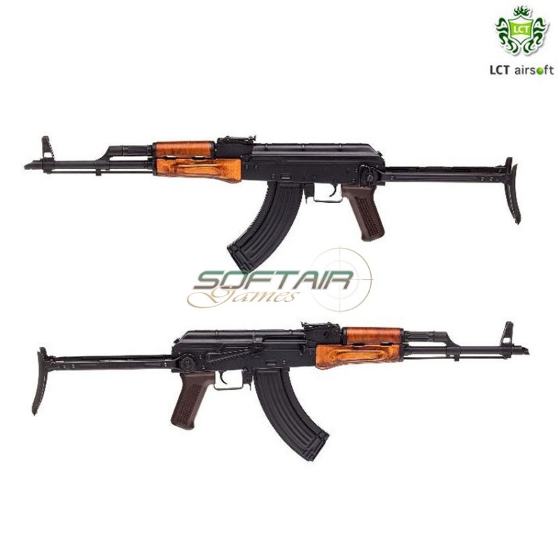 Electric Rifle New Gen Aeg Ak-ms Full Metal & Real Wood Lct (lct-lckms)