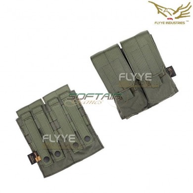 Double Four Place M14/g3/scar H Magazine Pouch Ranger Green Flyye Industries (fy-ph-m009-rg)