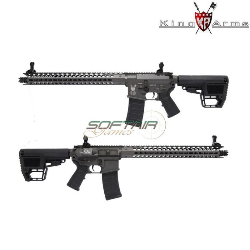Electric Rifle M4 Tws Keymod Dinosaur Grey King Arms (ka-ag-200-gy)