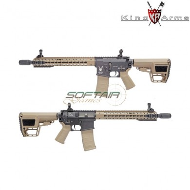 Fucile Elettrico M4 Tws Keymod Carbine Dark Earth King Arms (ka-ag-199-de)