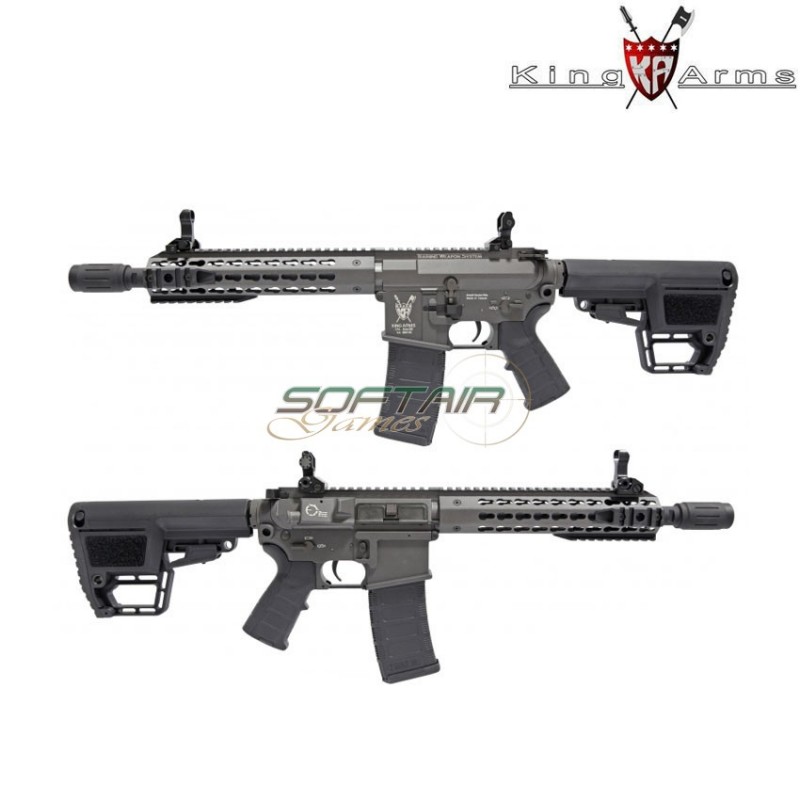 Electric Rifle M4 Tws Keymod Cqb Grey King Arms (ka-ag-198-gy)