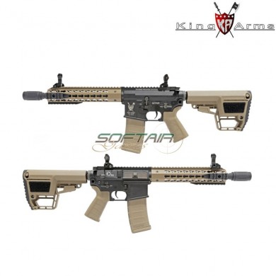 Fucile Elettrico M4 Tws Keymod Cqb Dark Earth King Arms (ka-ag-198-de)