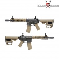 Electric Rifle M4 Tws Keymod Cqb Dark Earth King Arms (ka-ag-198-de)