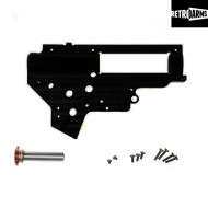 New Gearbox Shell Black Cnc Qsc V2 8mm Retroarms (ra-6892)