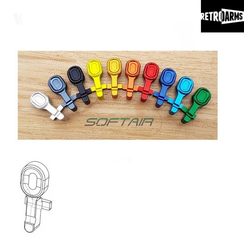 Bolt Catch Cnc M4-a Grey Retroarms (ra-6992)