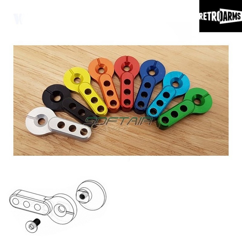 Fire Selector Cnc M4-a Gold Retroarms (ra-7098)