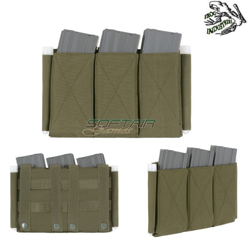 Tasca Tripla Elastica 5.56 Olive Drab Frog Industries® (fi-m51613132-od)