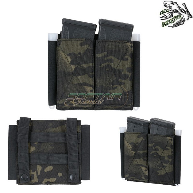 Tasca Doppia Elastica 5.56 Multicam Black Frog Industries® (fi-m51613131-mb)