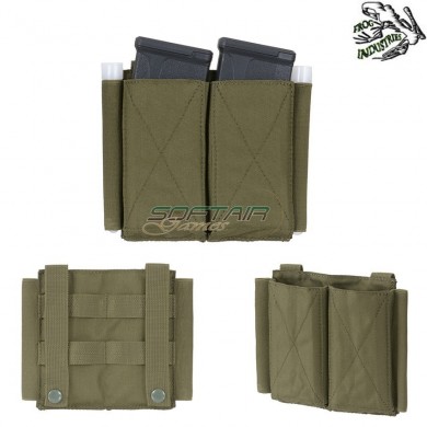 Double 5.56 Elastic Pouch Olive Drab Frog Industries® (fi-m51613131-od)