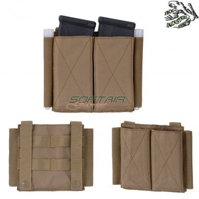 Double 5.56 Elastic Pouch Coyote Frog Industries® (fi-m51613131-tan)
