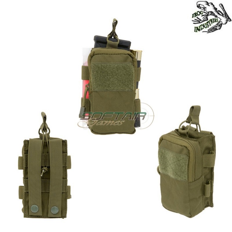 Single Pouch Mag/mini Gp Olive Drab Frog Industries® (fi-m51613134-od)