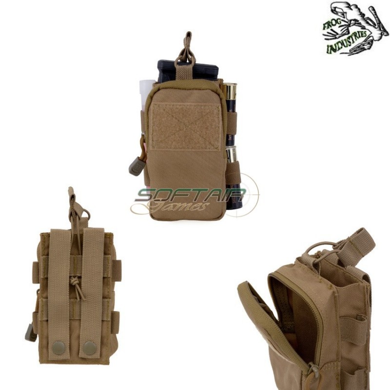 Tasca Singola Mag/mini Gp Coyote Frog Industries® (fi-m51613134-tan)