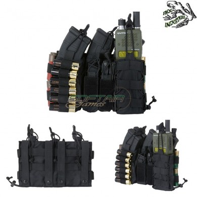 Multi-mission Molle Front Panel Black Frog Industries® (fi-m51613120-bk)