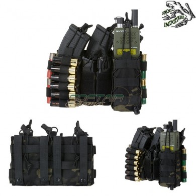 Multi-mission Molle Front Panel Multicam Black Frog Industries® (fi-m51613120-mb)