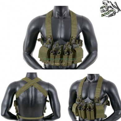 Compact Multi-mission Chest Rig Olive Drab Frog Industries® (fi-m51611038-od)
