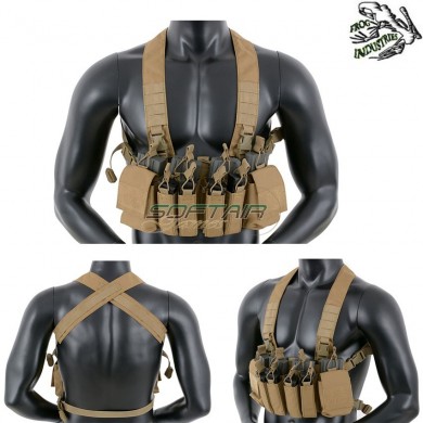 Compact Multi-mission Chest Rig Coyote Frog Industries® (fi-m51611038-tan)