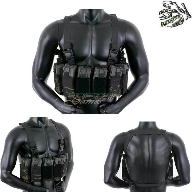 Open Top Chest Rig Multicam Black Frog Industries® (fi-m51611037-mb)