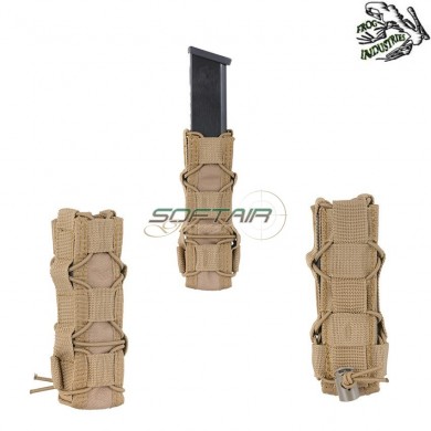 Extended Pistol Magazine Pouch Coyote Frog Industries® (fi-m51613118-tan)