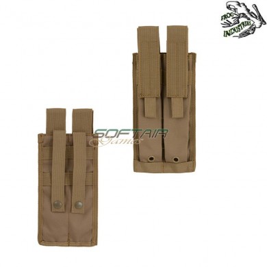 Double Magazines Pouch P90/ump/mp5 Coyote Frog Industries® (fi-m51613114-tan)
