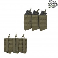 Triple Open Top 7.62x39 Magazines Pouch Olive Drab Frog Industries® (fi-m51613097-od)