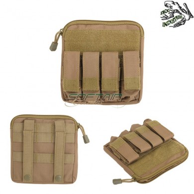 Zip Utility Pouch & Pistols Magazines Pouches Coyote Frog Industries® (fi-m51613076-tan)